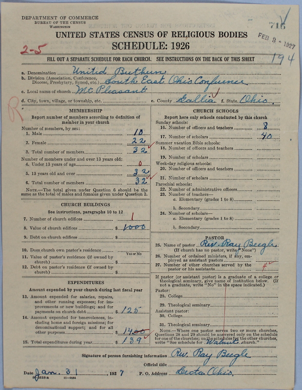Scan of Church of the United Brethren in Christ: 716