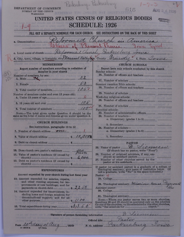 Scan of Reformed Church in America: 616