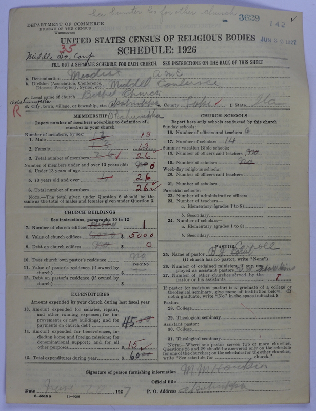 Scan of African Methodist Episcopal Church: 3629