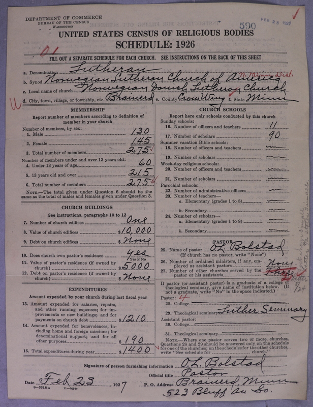 Scan of Norwegian Lutheran Church of America: 590