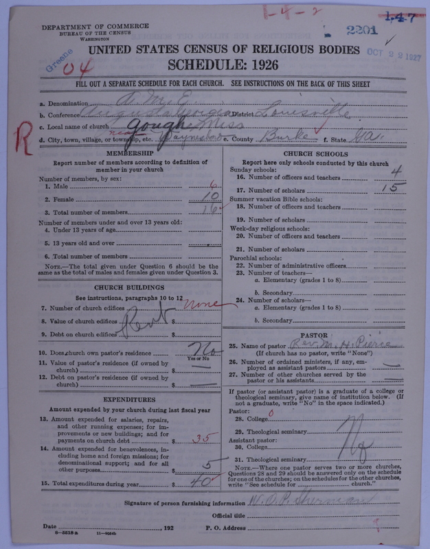 Scan of African Methodist Episcopal Church: 2201