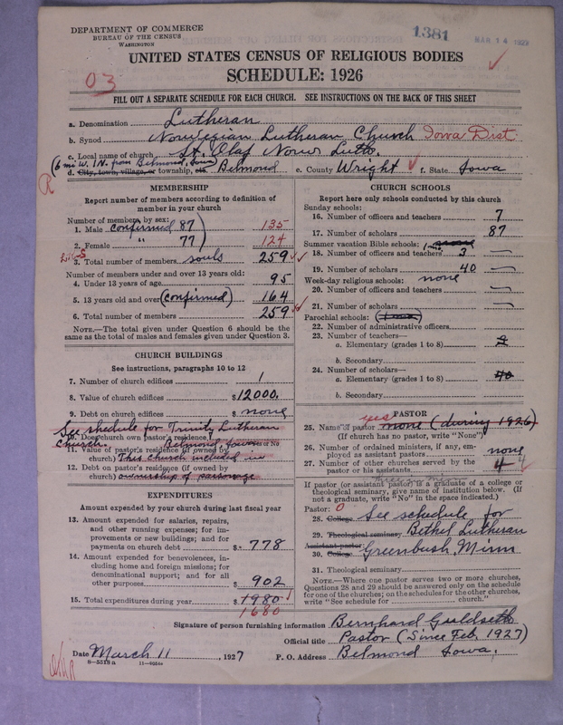 Scan of Norwegian Lutheran Church of America: 1381