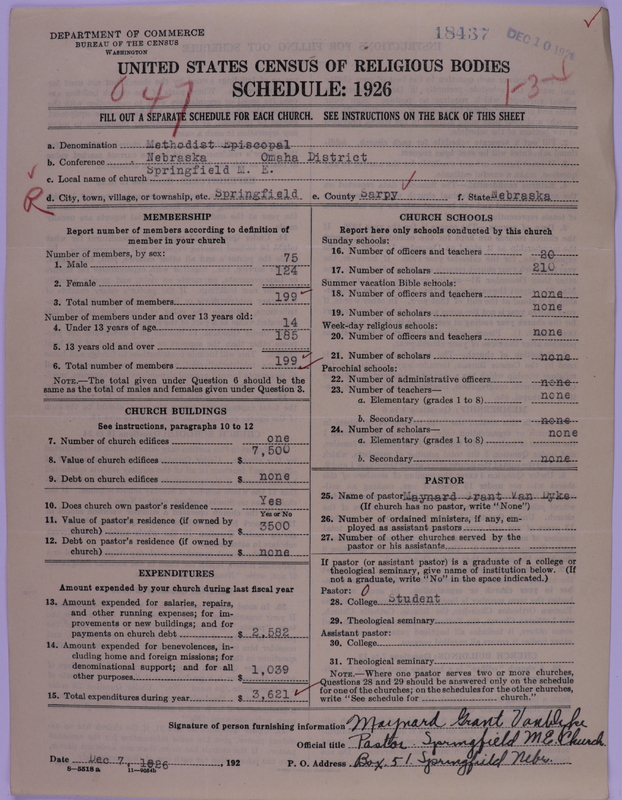 Scan of Methodist Episcopal Church: 18436