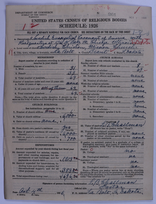 Scan of Swedish Evangelical Mission Covenant of America: 261