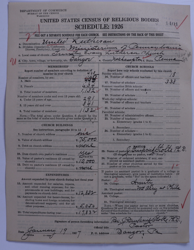 Scan of United Lutheran Church in America: 1401