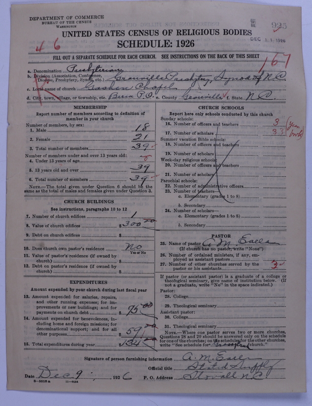 Scan of Presbyterian Church in the United States: 925