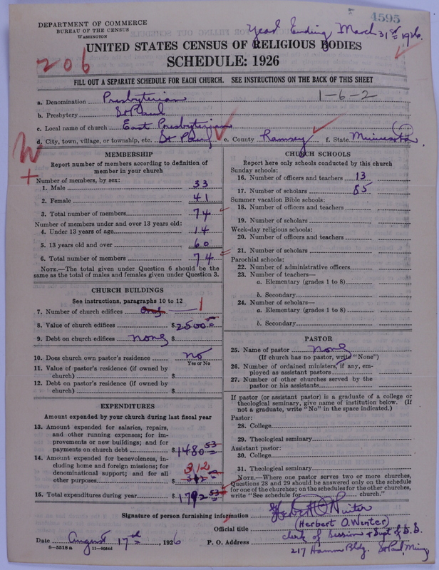 Scan of Presbyterian Church in the United States of America: 4595