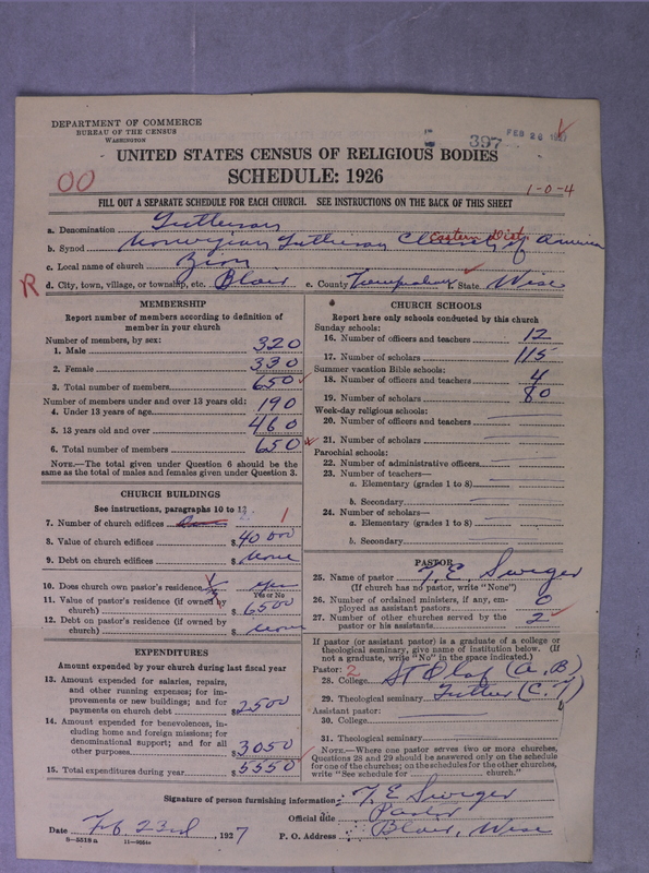 Scan of Norwegian Lutheran Church of America: 397