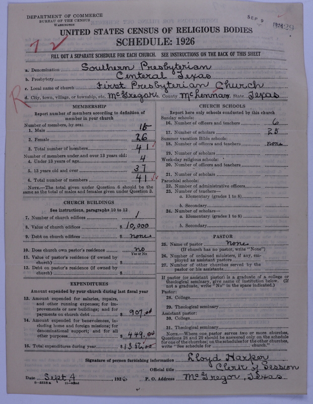 Scan of Presbyterian Church in the United States: 3329