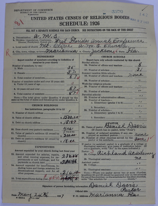 Scan of African Methodist Episcopal Church: 3570