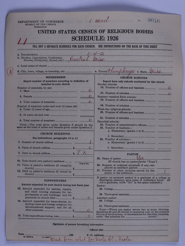 Scan of African Methodist Episcopal Church: 5016