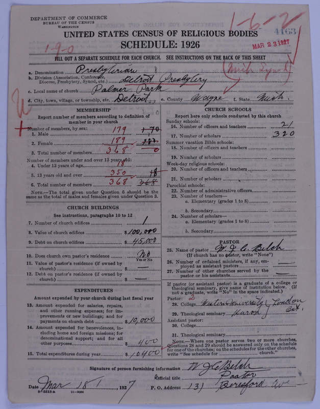 Scan of Presbyterian Church in the United States of America: 4163