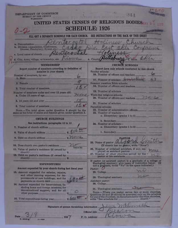 Scan of Pentecostal Holiness Church: 244