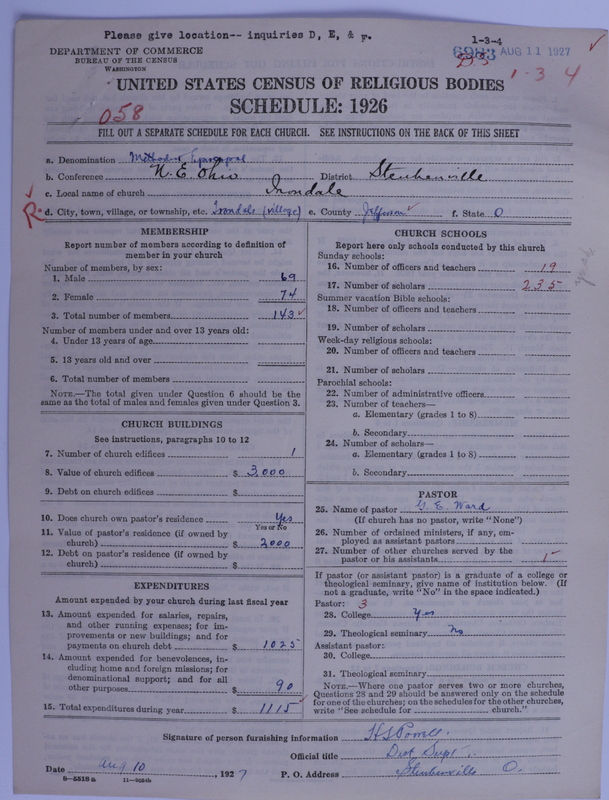 Scan of Methodist Episcopal Church: 6983