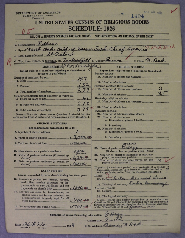 Scan of Norwegian Lutheran Church of America: 1404