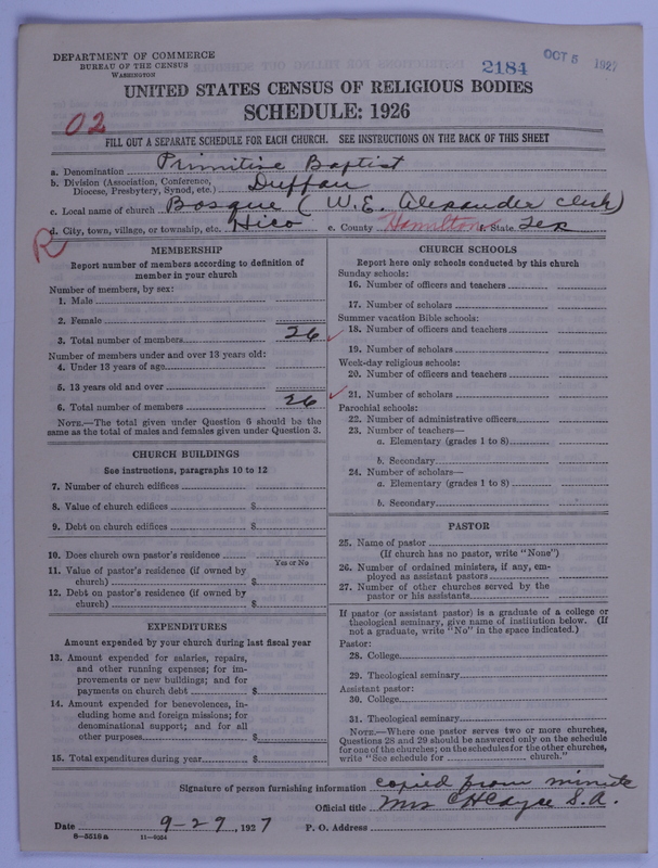 Scan of Primitive Baptists: 2184