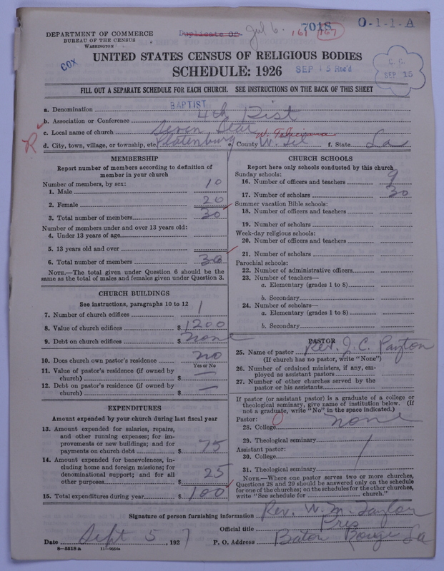 Scan of Negro Baptists: 7018