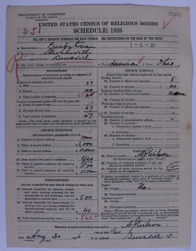 Scan of Presbyterian Church in the United States of America: 2767