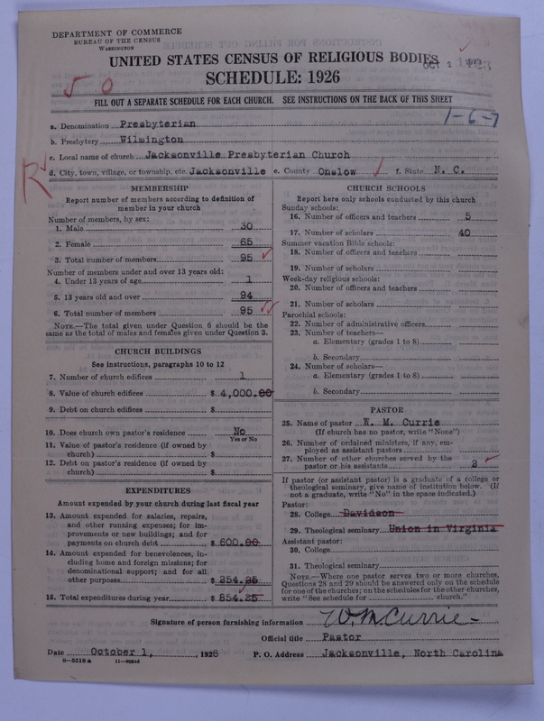 Scan of Presbyterian Church in the United States: 1123