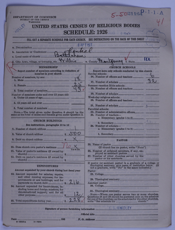 Scan of Negro Baptists: 21164