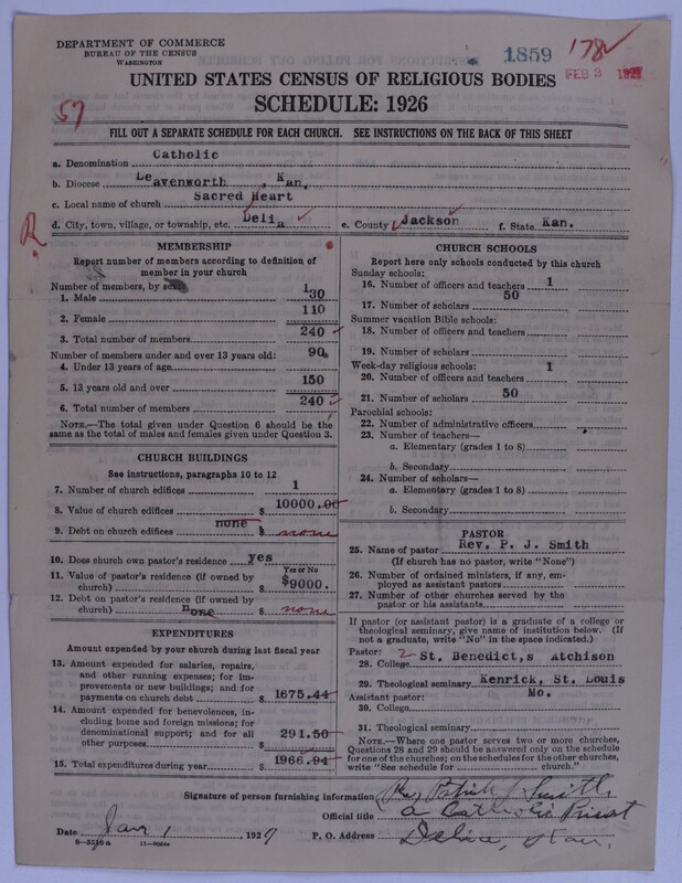 Scan of Roman Catholic Church: 1859