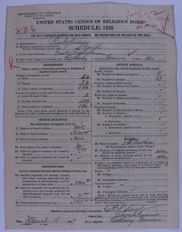 Scan of Presbyterian Church in the United States of America: 5155