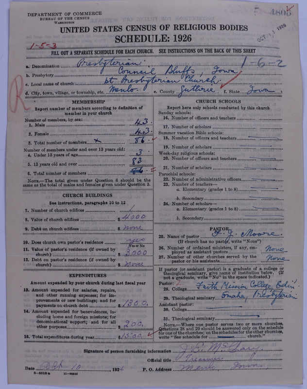 Scan of Presbyterian Church in the United States of America: 4806