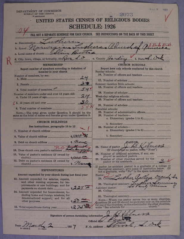 Scan of Norwegian Lutheran Church of America: 2073