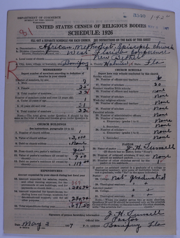 Scan of African Methodist Episcopal Church: 3540