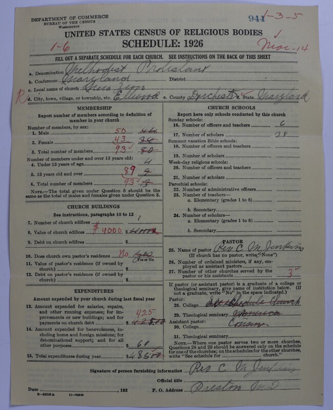 Scan of Methodist Protestant Church: 944
