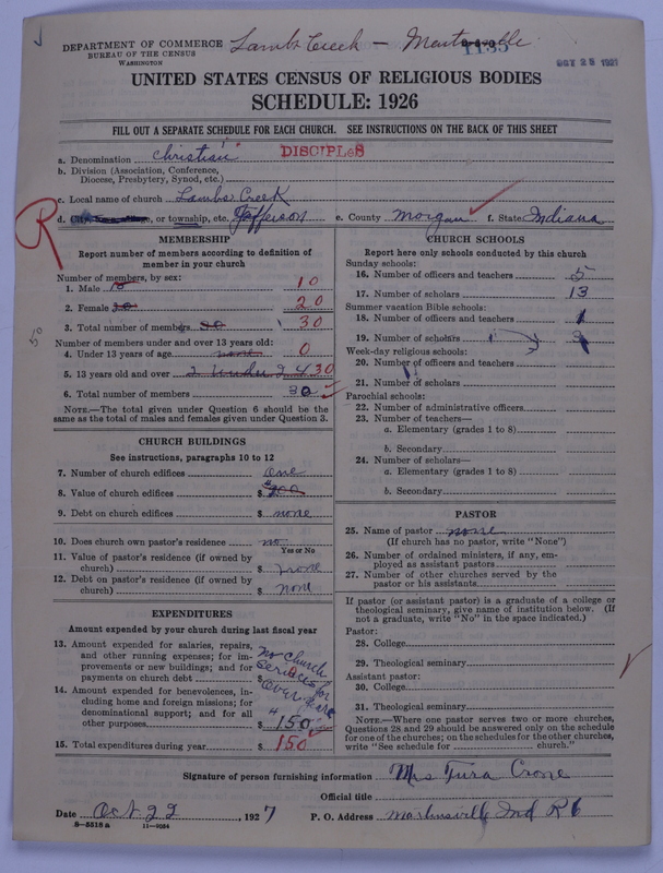 Scan of Disciples of Christ: 1135