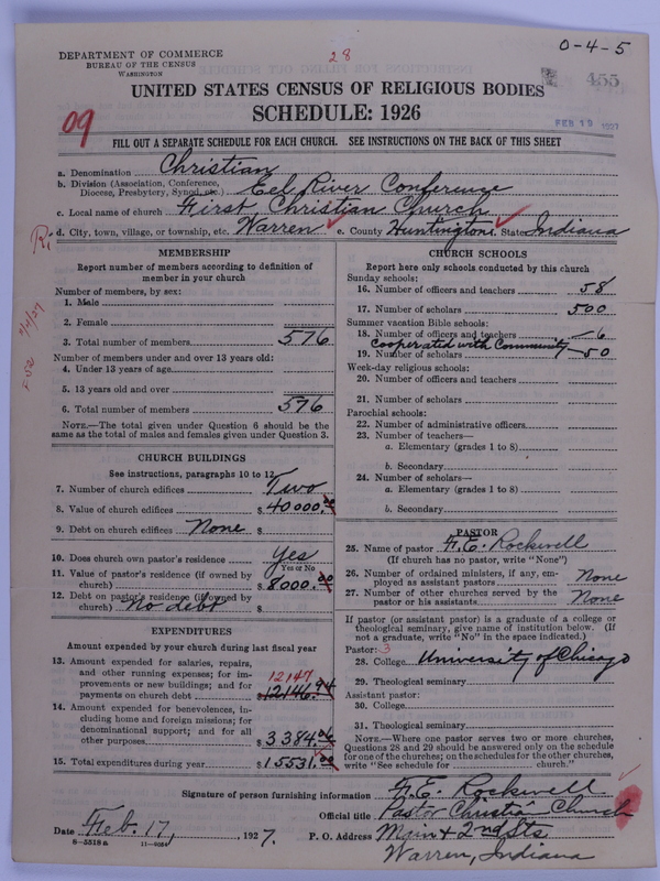 Scan of Christian Church (General Convention of the Christian Church): 455