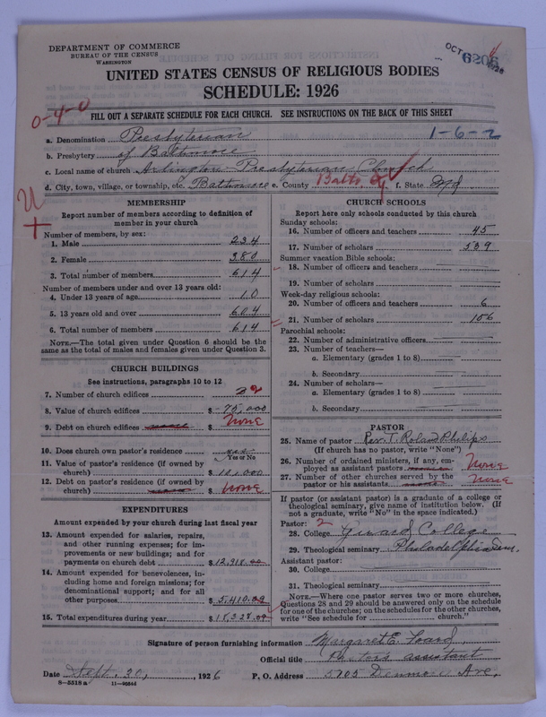 Scan of Presbyterian Church in the United States of America: 6206