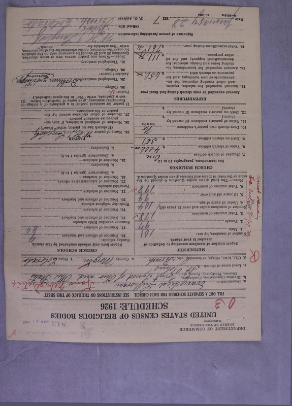 Scan of Synod of the Reformed Presbyterian Church of North America: 813