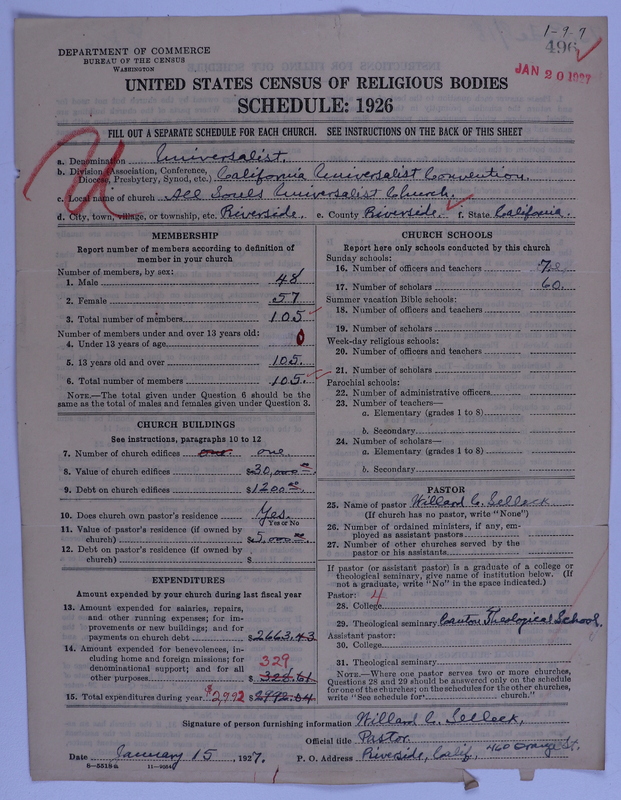 Scan of Universalist Church: 496
