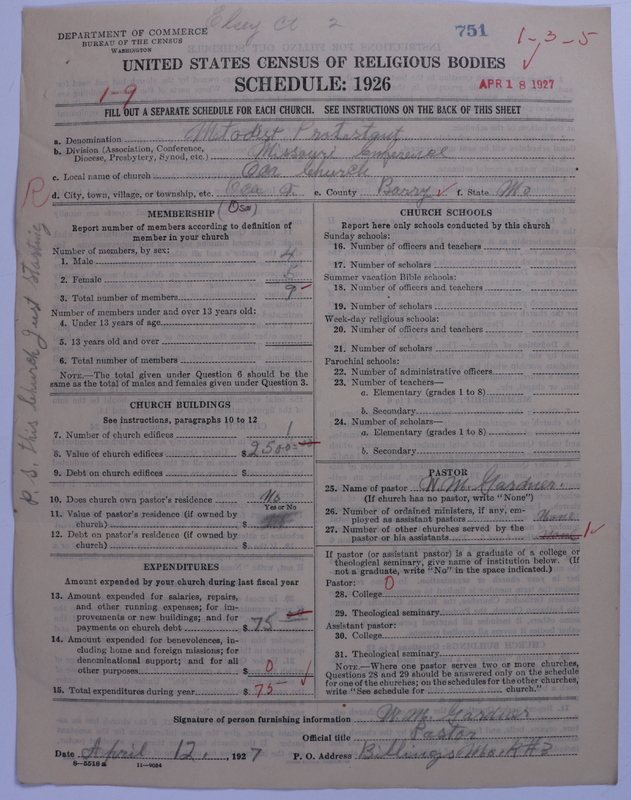 Scan of Methodist Protestant Church: 751