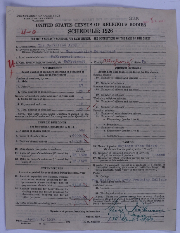 Scan of Salvation Army: 226