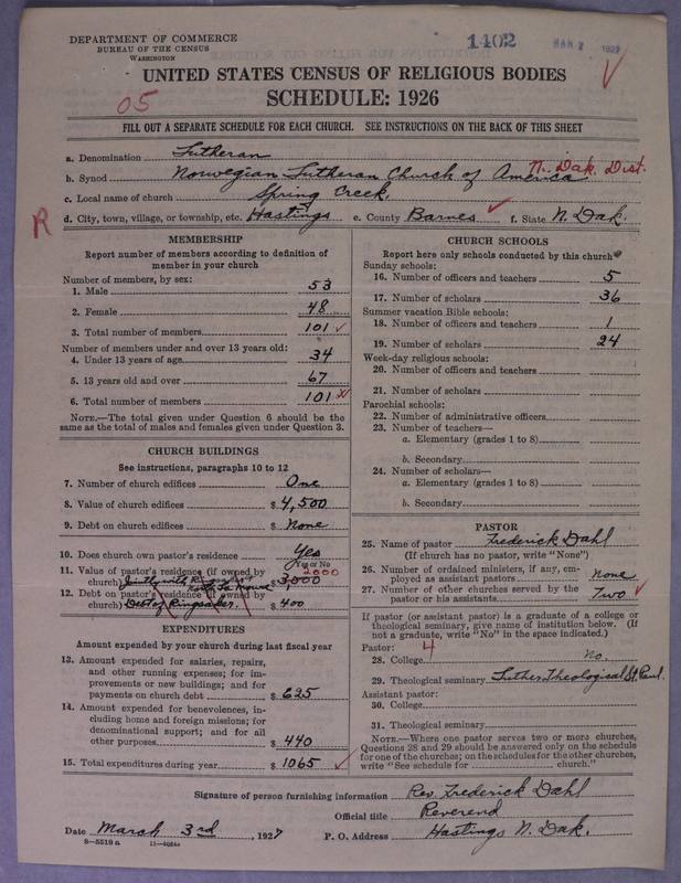 Scan of Norwegian Lutheran Church of America: 1402