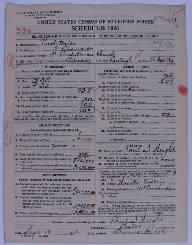 Scan of Presbyterian Church in the United States of America: 5411