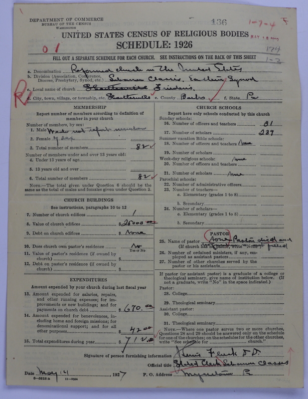 Scan of Reformed Church in the United States: 136