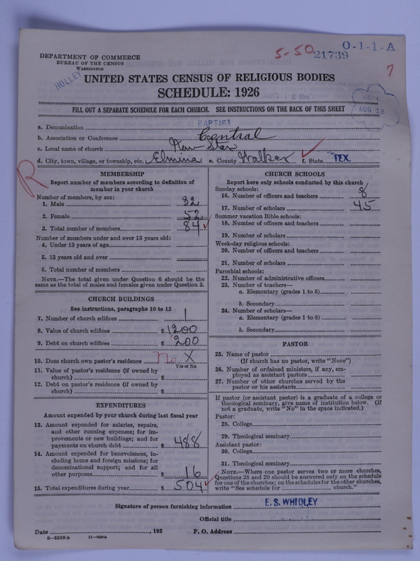 Scan of Negro Baptists: 21739