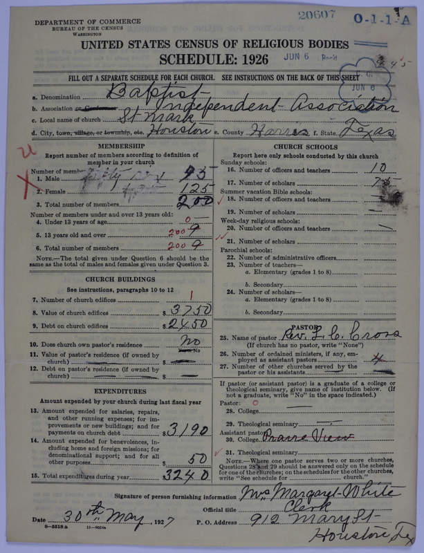Scan of Negro Baptists: 20607