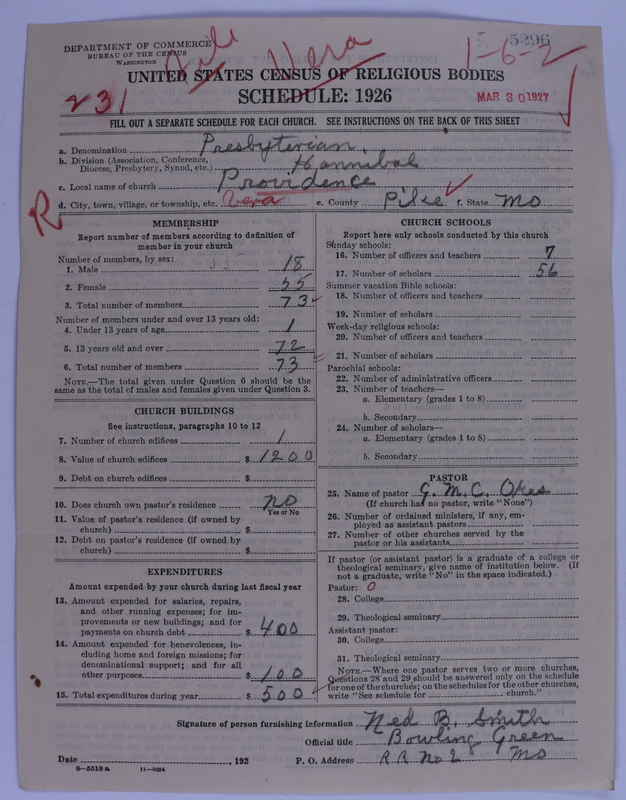 Scan of Presbyterian Church in the United States of America: 5296