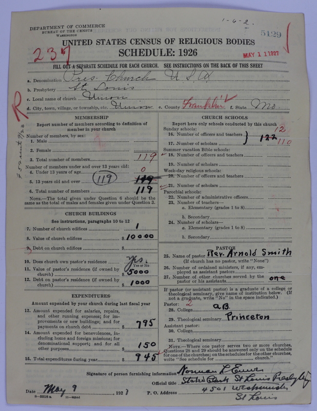 Scan of Presbyterian Church in the United States of America: 5129