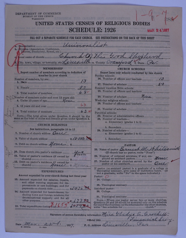 Scan of Universalist Church: 288