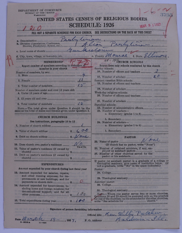 Scan of Presbyterian Church in the United States of America: 3755