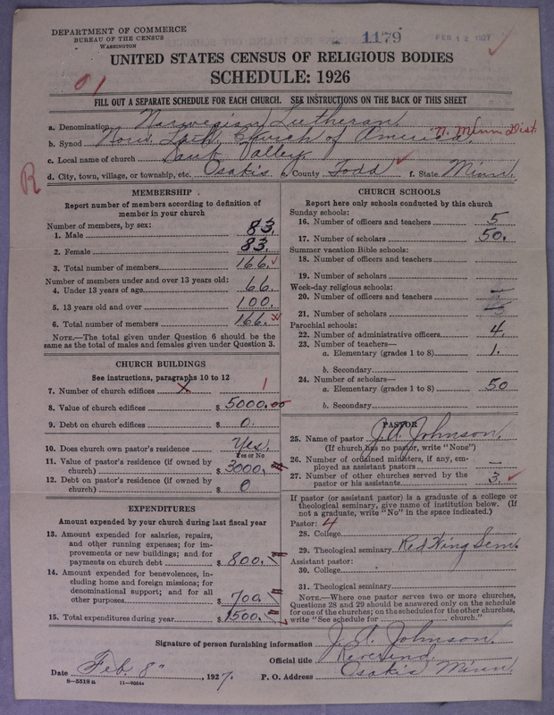 Scan of Norwegian Lutheran Church of America: 1179
