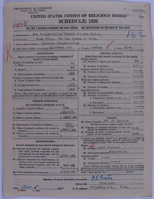 Scan of Presbyterian Church in the United States of America: 4890