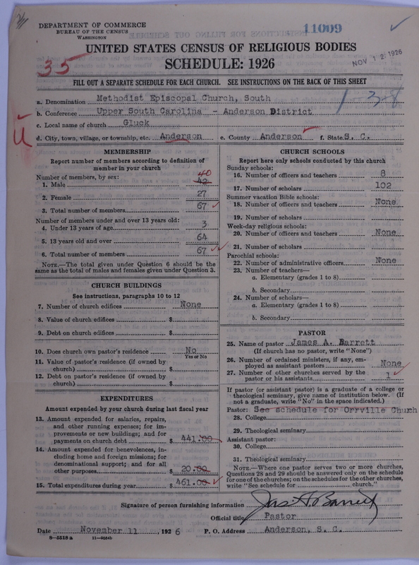 Scan of Methodist Episcopal Church, South: 11009