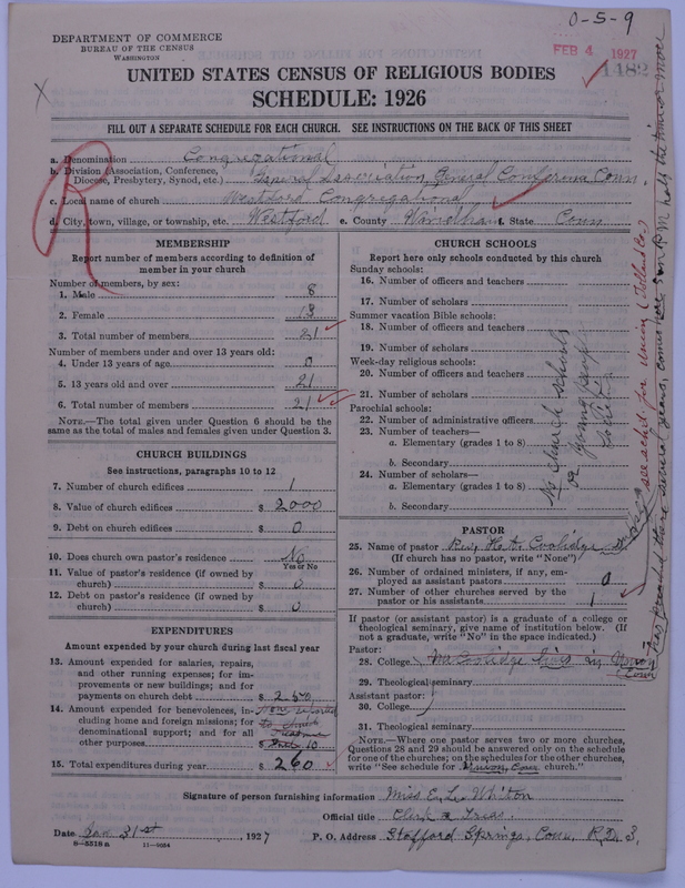 Scan of Congregational Churches: 1482